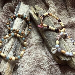 Natural Beaded Bracelet Set
